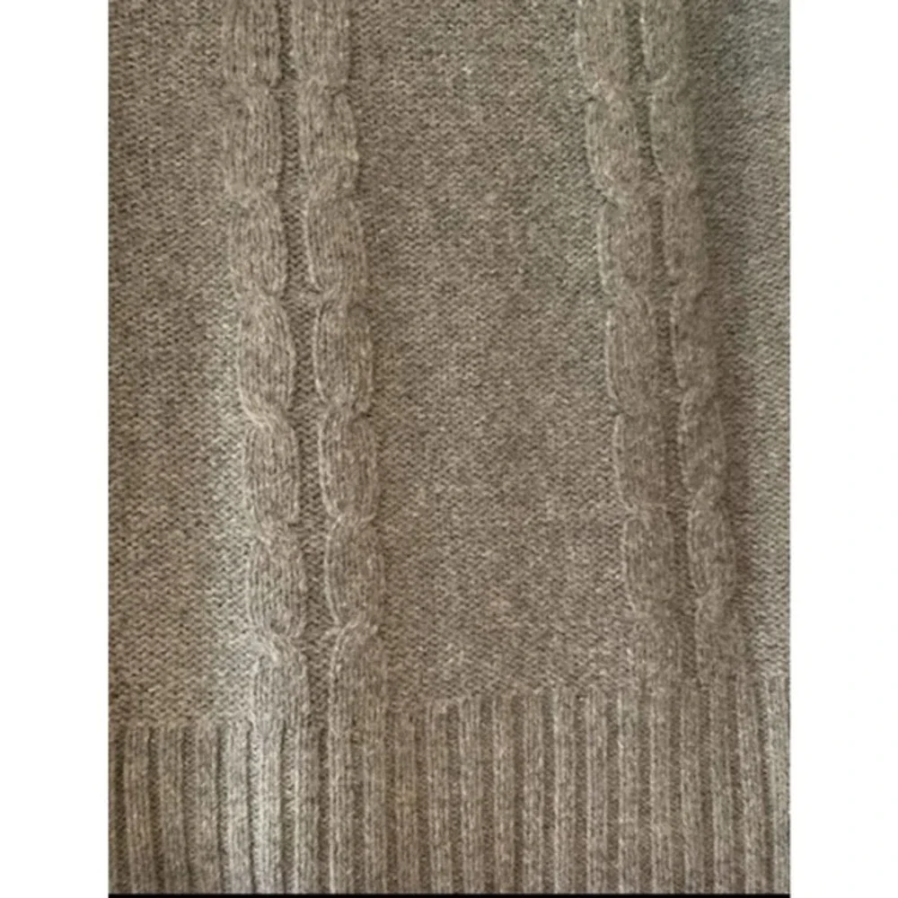 New! J.Crew women’s gray cable‎ knit tunic sweater with cowl neck size XS